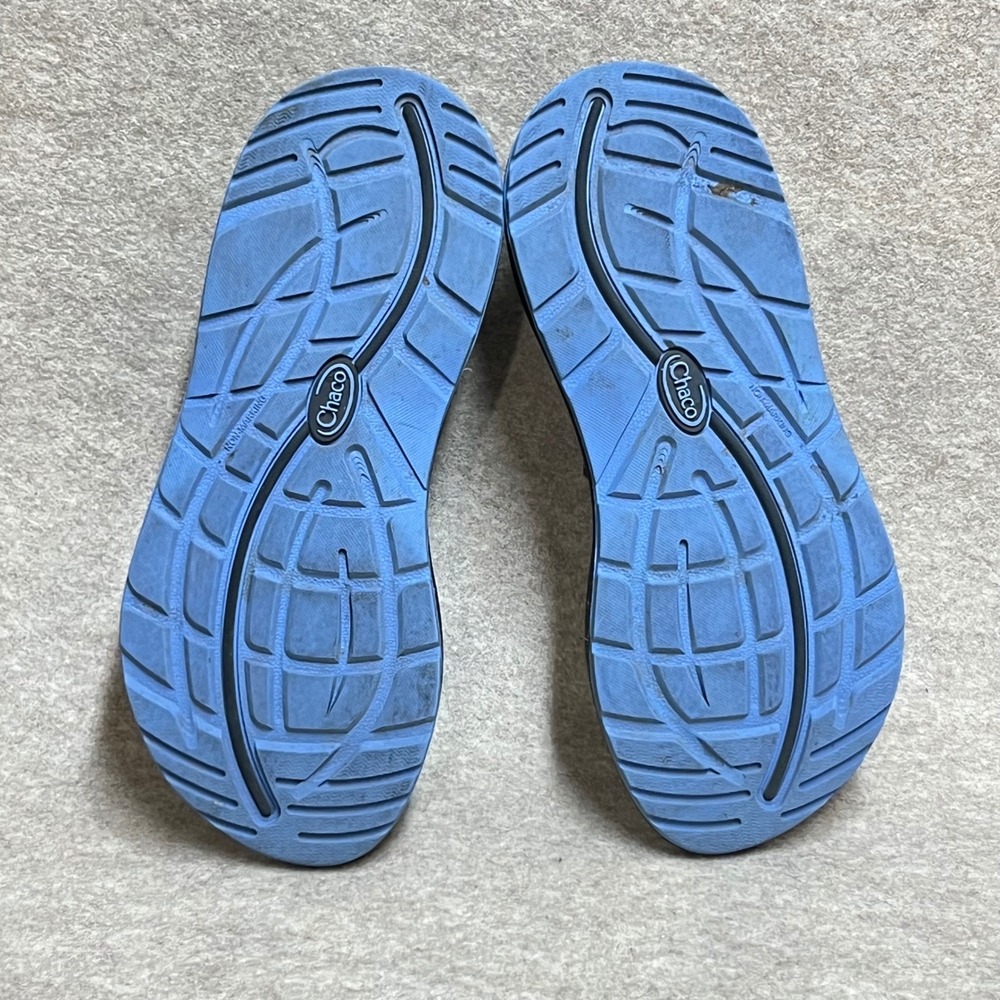 Chaco Z/Cloud 2 Womens Sandals Size 8 Blue Geometric Strappy Loop Athletic EUC - Picture 6 of 6